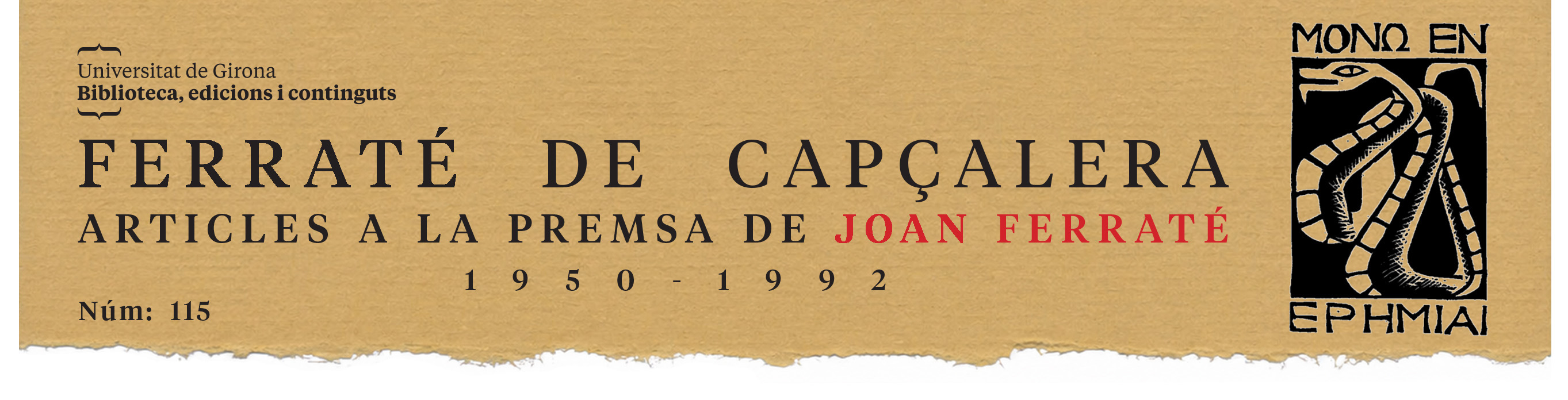 Capçalera diari